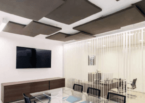 Confort Acústico Vs Reverberación 1 Oficina paneles acústicos